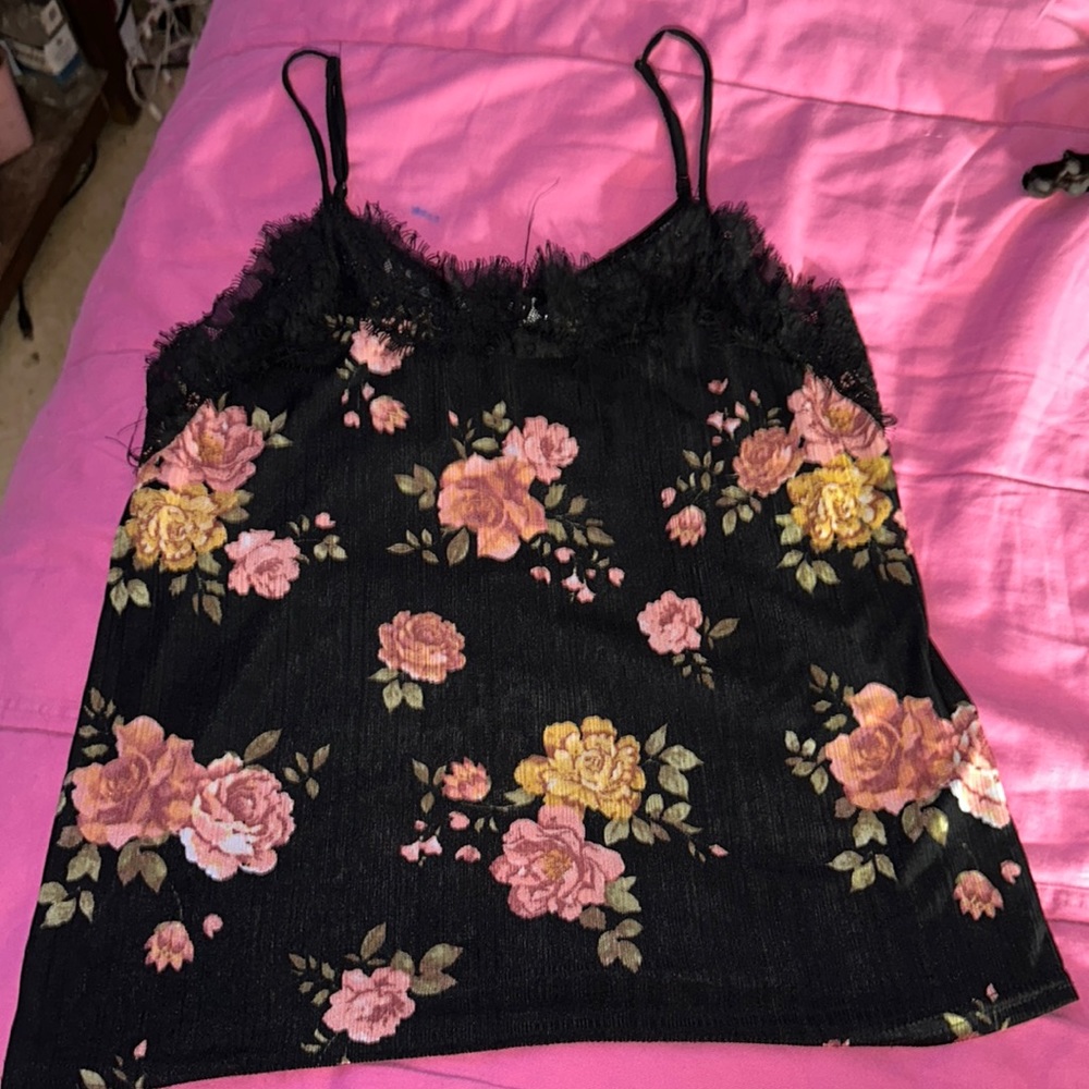 Rose Lace Tank top